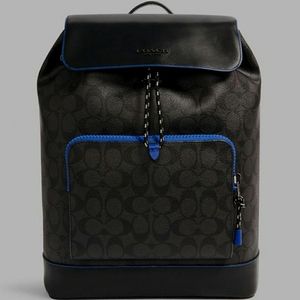 turner backpack in signature canvas